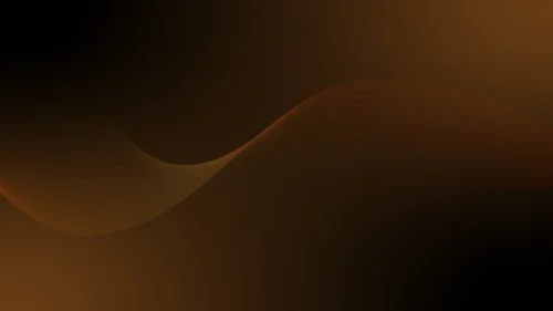 Dark Background For PowerPoint With A Copper Wave Line Dark Background For PowerPoint With A Copper Wave Line