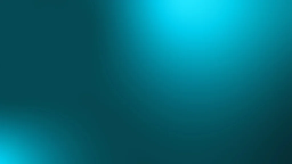 Teal Gradient Background for PowerPoint with Dual Corner Glow