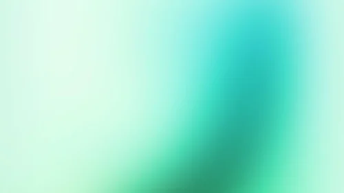 Soft green teal diagonal gradient glow across a pale mint background for PowerPoint and Google Slides