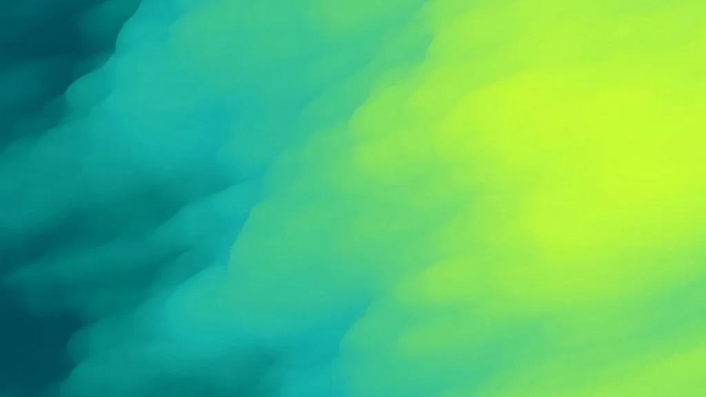 Green Gradient Background for Google Slides with Smoky Lime Glow