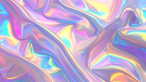 Holographic Background For PowerPoint With Crumpled Foil Holographic Background For PowerPoint With Crumpled Foil