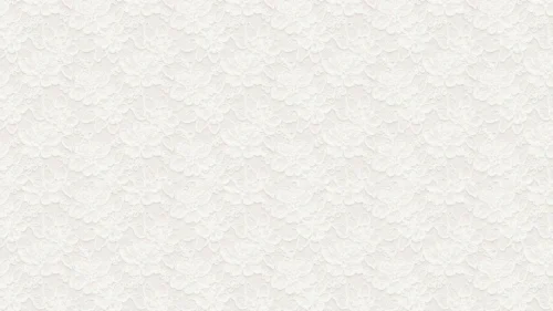 White lace fabric texture background for PowerPoint with a seamless floral scalloped pattern