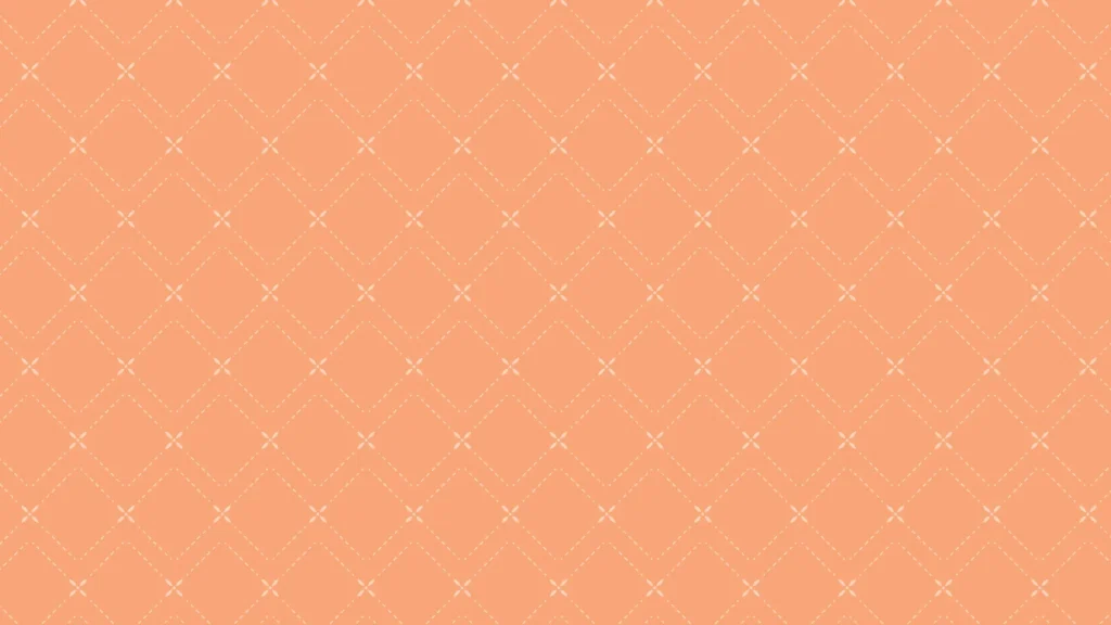 Orange Pattern Background for PowerPoint with Subtle Diamond Grid