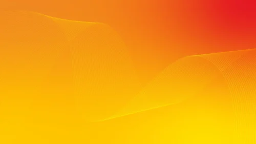 Orange Red Background For PowerPoint With Wave Mesh Lines