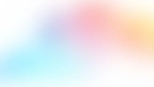 Aesthetic gradient background for Google Slides with a soft blurred blue pink and peach wash