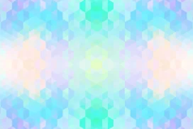 Pastel Geometric Background For Google Slides With Hexagon Mosaic