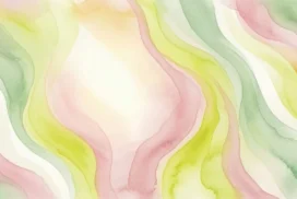 Pastel Watercolor Background for Google Slides in Marbled Waves
