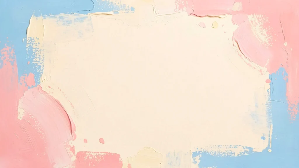Pastel Paint Textured Frame Background for PowerPoint