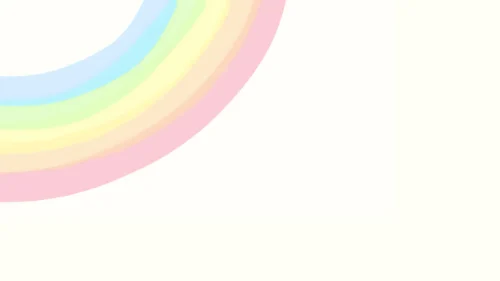 Pastel Rainbow Background For PowerPoint With A Corner Arc Pastel Rainbow Background For PowerPoint With A Corner Arc