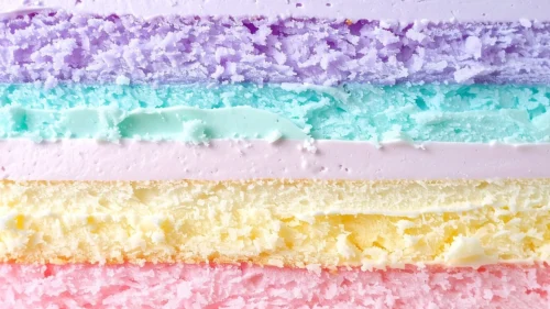 Pastel Cake Background for PowerPoint with Rainbow Layers Pastel Cake Background for PowerPoint with Rainbow Layers