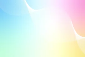 Pastel Rainbow Background For Google Slides With Wave Lines