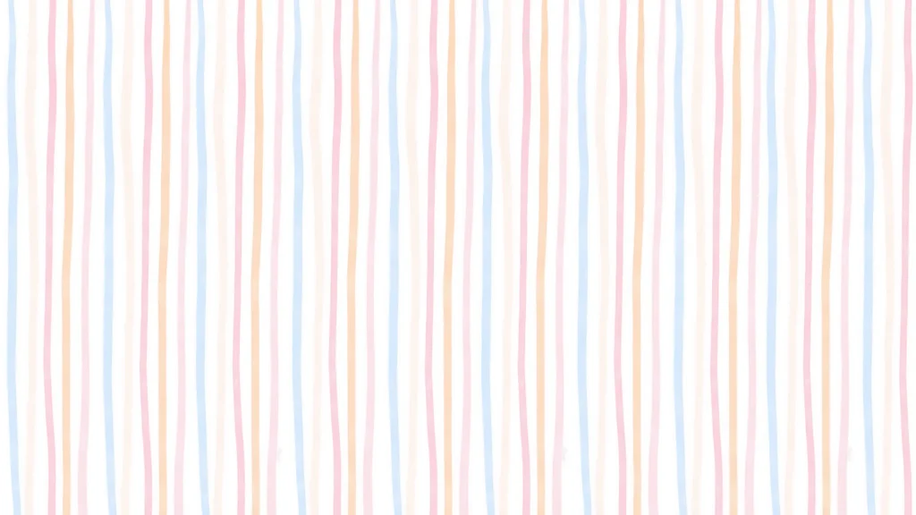 Pastel Stripes Background for PowerPoint in Coral and Blue