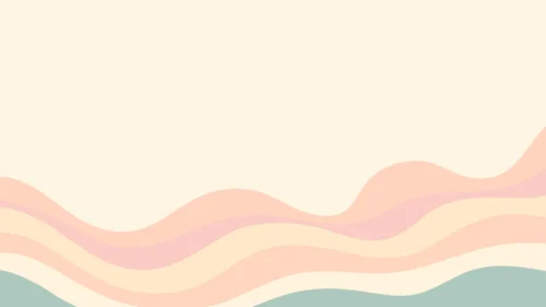 Pastel Background For PowerPoint With Retro Rolling Hills