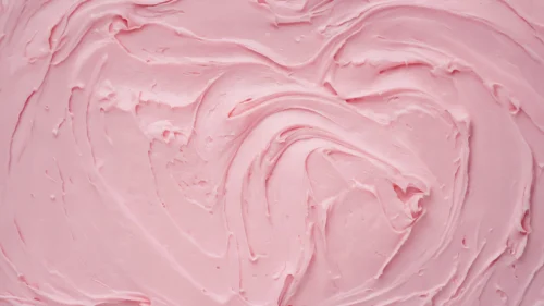 Pink Cream Texture Background for PowerPoint with Frosting Swirls Pink Cream Texture Background for PowerPoint with Frosting Swirls