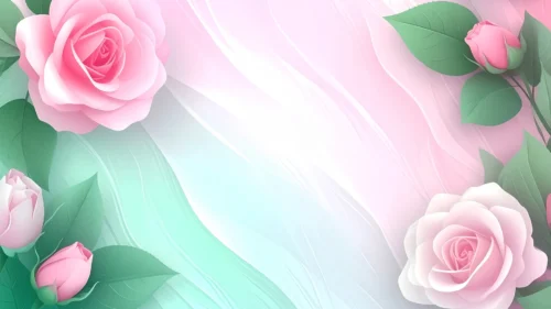 Pink Rose Background For Google Slides With A Silky Pastel Wash Pink Rose Background For Google Slides With A Silky Pastel Wash
