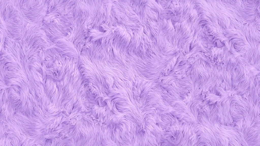 Purple Fluffy Fur Texture Background for Google Slides
