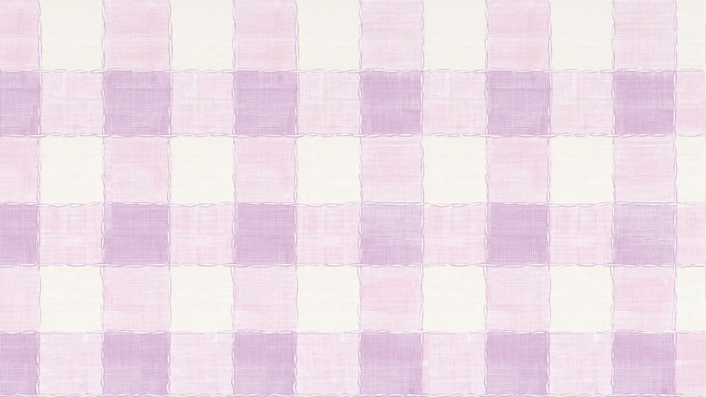 Purple Plaid Background for PowerPoint with Woven Gingham Texture