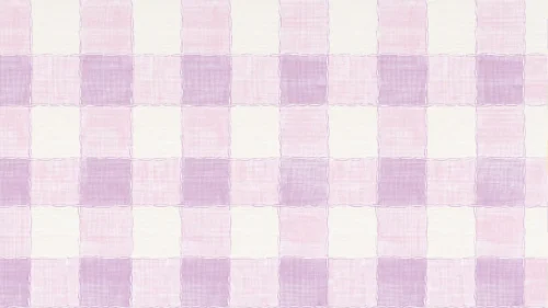 Purple and white gingham plaid background for PowerPoint with a woven linen texture