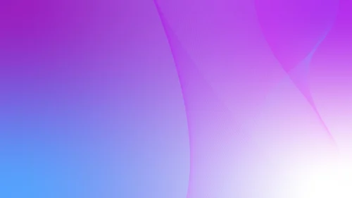 Vivid purple to blue gradient background with a fine mesh wave curve and white glow corner