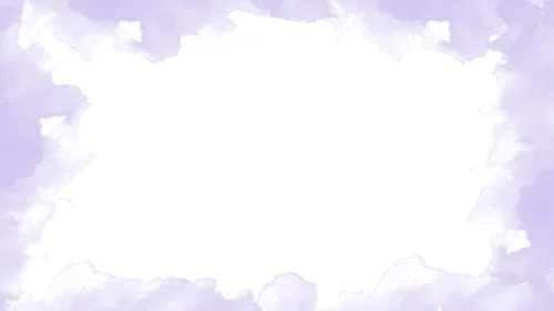 Purple Watercolor Frame Background with Soft Lavender Clouds Purple Watercolor Frame Background with Soft Lavender Clouds