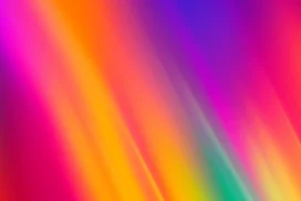 Rainbow Gradient Background for Google Slides with Light Rays