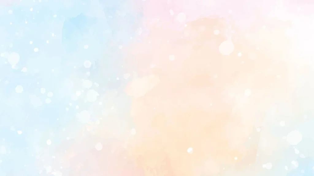 Watercolor Background for PowerPoint in Soft Blue and Peach Wash