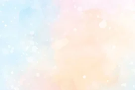 Watercolor Background for PowerPoint in Soft Blue and Peach Wash