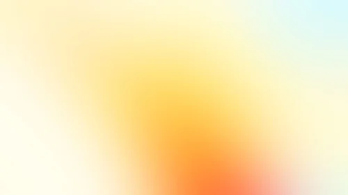 Orange Gradient Background For PowerPoint With A Soft Blue Corner Glow