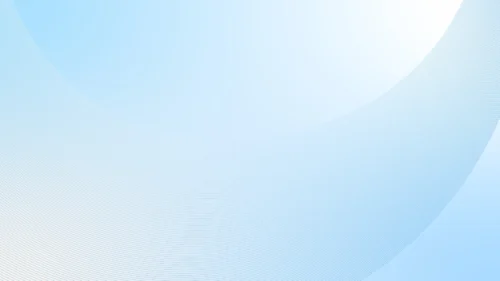 White blue gradient background with fine concentric arc lines glowing in the upper right