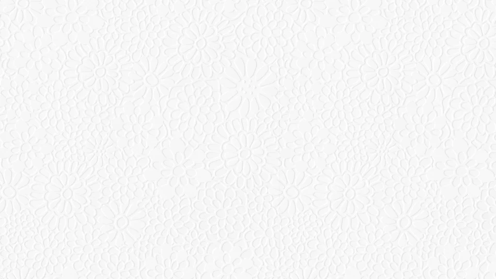 Floral Pattern Embossing Background For Google Slides With Daisy Detail