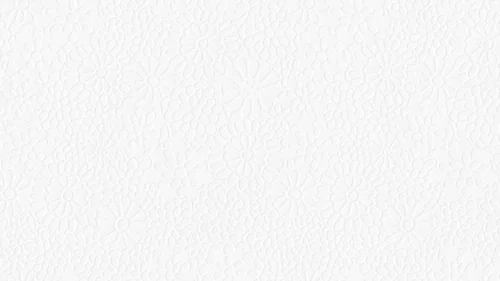 White embossed daisy floral pattern background for Google Slides with a faint vertical seam