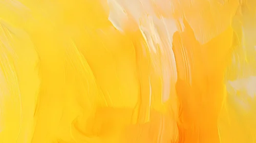 Thick yellow and orange oil paint brushstroke texture background for PowerPoint