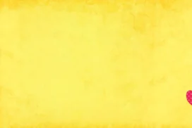 Yellow Paper Background for PowerPoint with a Polka Dot Heart