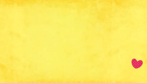 Yellow Paper Background for PowerPoint with a Polka Dot Heart Yellow Paper Background for PowerPoint with a Polka Dot Heart