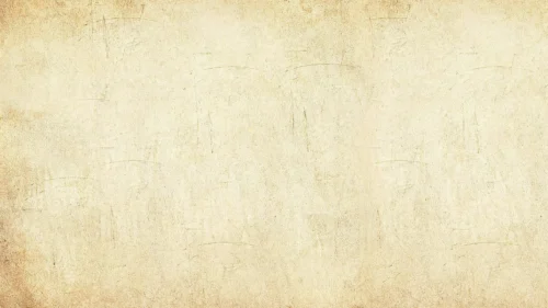 Vintage paper background for PowerPoint, warm beige paper texture with fine scratches and darker amber edges