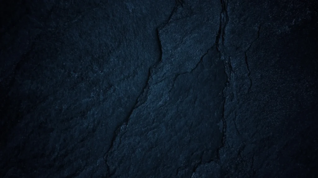 Black Blue Stone Background for Google Slides with Rock Ridge