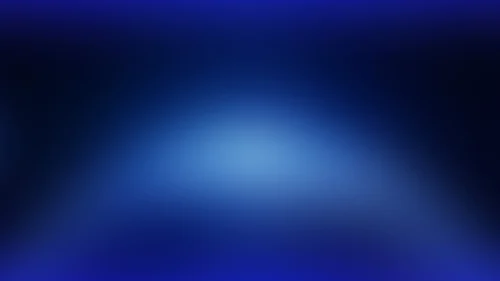 Blue Glow Gradient Background for PowerPoint with a Pale Spotlight and Cobalt Edges