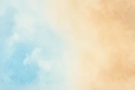 Blue Orange Watercolor Texture Background for PowerPoint