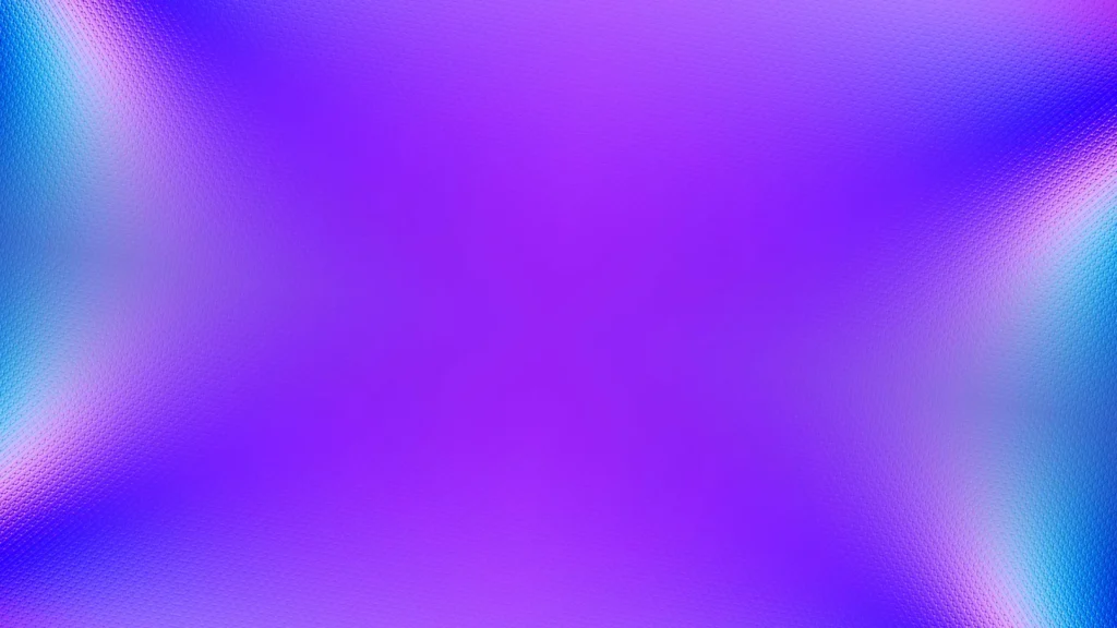 Blue Purple Gradient Background For PowerPoint With Electric Violet Center And Iridescent Edges