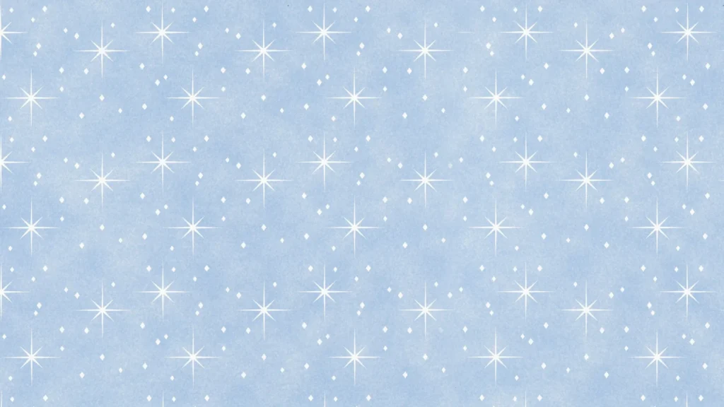 Blue Star Background for Google Slides with White Twinkle Stars on Cloudy Periwinkle