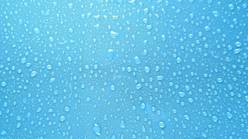 Blue Water Drops Texture Background for PowerPoint