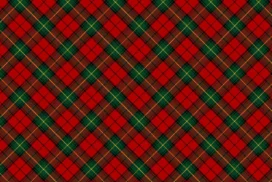 Christmas Plaid Background for PowerPoint with Red and Dark Green Diagonal Tartan