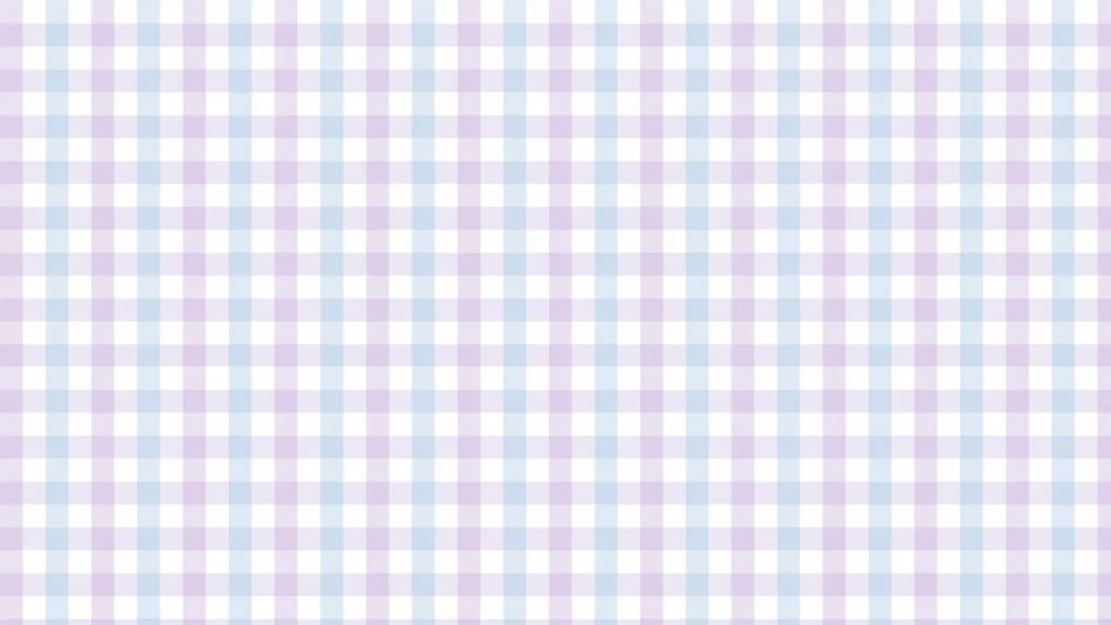 Cute Pastel Purple Gingham Background for Google Slides