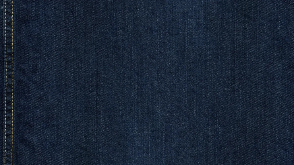 Dark Blue Denim Jeans Background for Google Slides