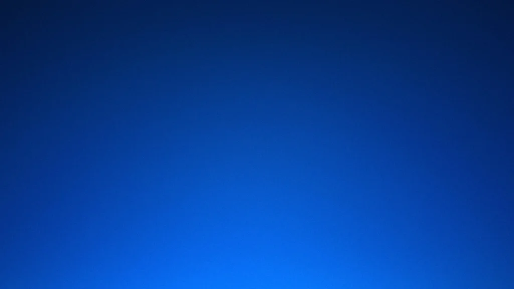 Dark Blue Background for PowerPoint with a Rising Royal Blue Glow