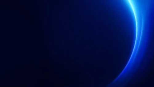 Dark Blue Background for Google Slides with a Glowing Crescent Dark Blue Background for Google Slides with a Glowing Crescent