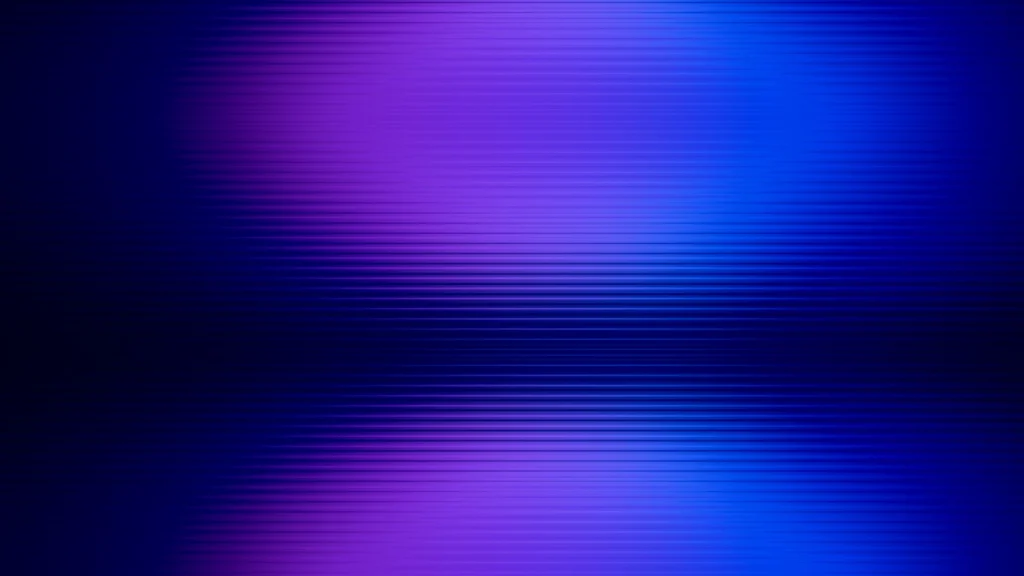 Dark Blue Purple Glow Background For PowerPoint With A Light Streak