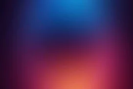 Dark Blue Red Gradient Background for PowerPoint with a Cobalt Top Glow and Coral Ember Base