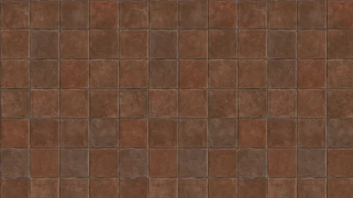 Brown Tile Background for PowerPoint with Dark Terracotta Squares and Thin Grout Lines Brown Tile Background for PowerPoint with Dark Terracotta Squares and Thin Grout Lines