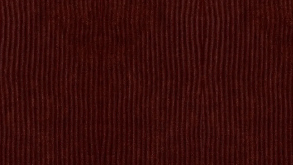 Dark Red Velvet Texture Background for PowerPoint with Fine Vertical Ribs in Maroon